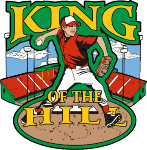 1.25" King of the Hill Baseball Pin-2984